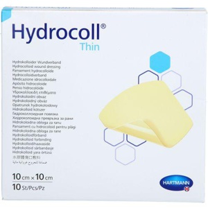 Hydrocoll thin Wundverband 10x10 cm, 10 St Verband Produktbild