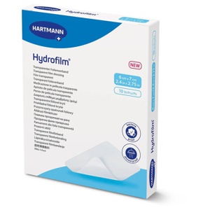HYDROFILM transparenter Folienverband 6x7 cm Produktbild