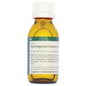 Hydrogenperoksid NAF 10% oppløsning 100 ml produktbilde