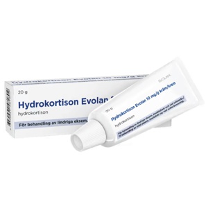 Hydrokortison Evolan 10 mg/g krem 20 g produktbilde
