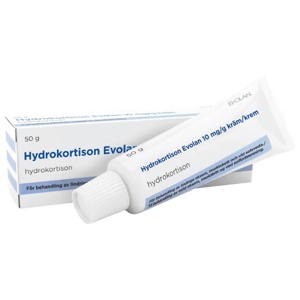 Hydrokortison Evolan 10 mg/g krem 50 g produktbilde