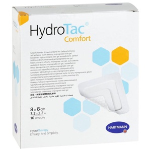 HYDROTAC comfort Schaumverband 8x8 cm steril Produktbild