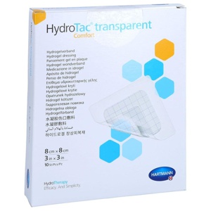HYDROTAC transparent comfort Hydrogelv.8x8 cm Produktbild