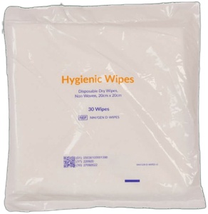 Hygienic Disposable Dry Wipes Pack of 30 product image