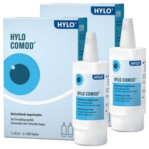 HYLO COMOD Augentropfen, 2x 2x10 ml Augentropfen Produktbild