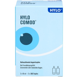 HYLO COMOD Augentropfen, 2X10 ml Augentropfen Produktbild
