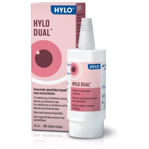 Hylo Dual smørende øyedråper 10 ml produktbilde
