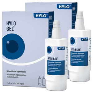 HYLO GEL Augentropfen, 2x 2x10 ml Augentropfen Produktbild