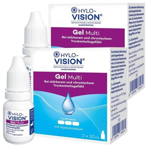Hylo-Vision Gel Multi Augentropfen, 2x20 ml Augentropfen Produktbild