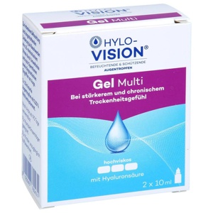 HYLO-VISION Gel Multi 2X10 ml Augentropfen Produktbild
