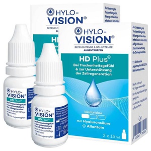 Hylo-Vision HD Plus Augentropfen, 2x 2x15 ml Augengel Produktbild