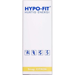 Hypo-Fit Druesukker Gel Citron 13 ml 12 stk produktbillede