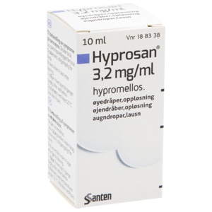 Hyprosan 3,2 mg/ml øyedråper 10 ml produktbilde