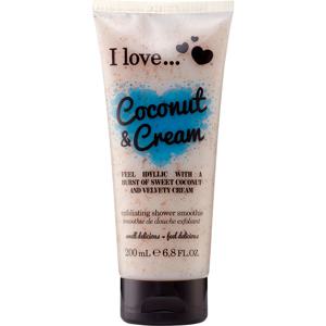 I Love Coconut & Cream Exfoliating Shower Smoothie 200 ml produkt bild
