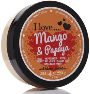 I Love Body Butter Mango & Papaya 200ml, 200ml produkt bild
