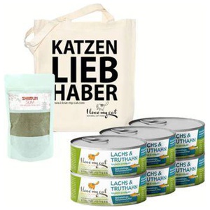I love my cat Futterset Katzenfutter Nass mit Lachs und Truthahn für Katzen mit Gewichtsproblemen Produktbild