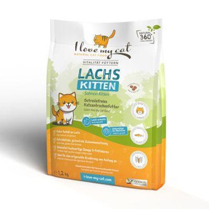 I love my cat Getreidefreies Trockenfutter für Kitten mit Lachs Produktbild