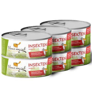I love my cat Katzenfutter Nass mit Insekten - 6x100g Produktbild