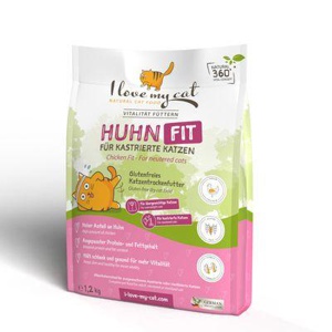 I love my cat Trockenfutter mit Huhn (Light) für sterilisierte und übergewichtige Katzen Produktbild