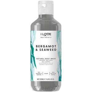 I LOVE Naturals Body Wash Bergamot & Seaweed 500 ml produkt bild