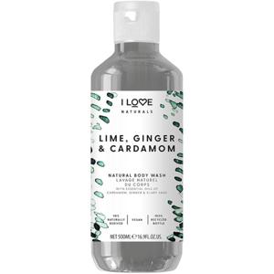 I LOVE Naturals Body Wash Lime, Ginger & Cardamom 500 ml produkt bild