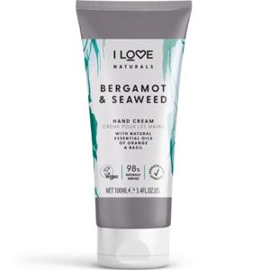 I LOVE Naturals Hand Cream Bergamot & Seaweed 100 ml produkt bild