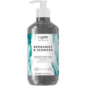 I LOVE Naturals Hand Wash Bergamot & Seaweed 500 ml produkt bild