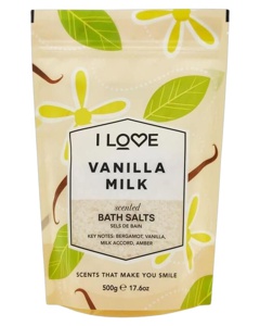 I love... Scented Bath Salts - Vanilla Milk 500 g Produktbild