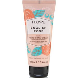I Love Signature Hand & Nail Cream English Rose 100 ml produkt bild