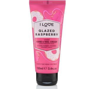 I Love Glazed Raspberry Hand & Nail Cream 100ml, 100ml produkt bild
