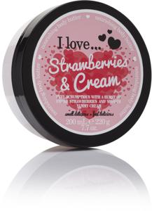 I Love Body Butter Strawberries & Cream 200 ml produkt bild