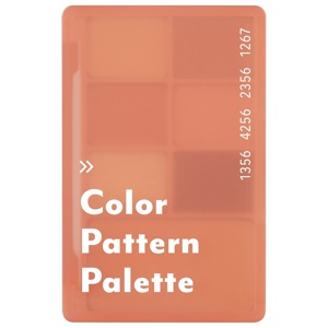 I'M MEME Color Pattern Palette 001 Coral Pattern 10g produkt bild