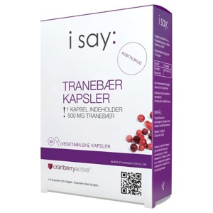 Isay: Tranebær Kapsler produktbillede