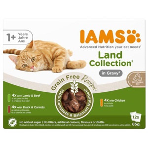 IAMS Advanced Nutrition Grain Free Land Collection in Sauce Produktbild