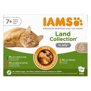IAMS Advanced Nutrition Senior 7+ Land Collection in Gelee Produktbild