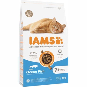 IAMS Advanced Nutrition Senior Cat 7+ mit Seefisch Produktbild