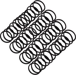 Ibero Hair Ties Black 50 st produkt bild