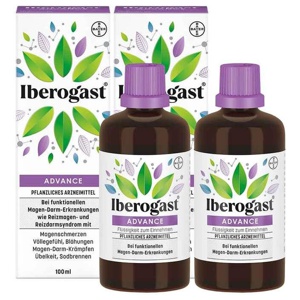 Iberogast ADVANCE, 2x100 ml Flüssigkeit zum Einnehmen Produktbild