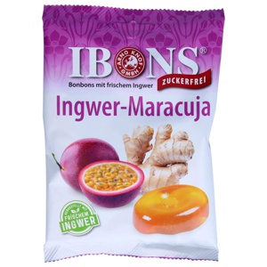 IBONS Ingwer Maracuja o.Zucker Tüte Lutschbonbons Produktbild