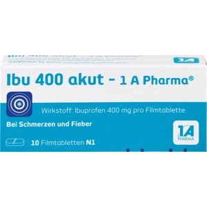 IBU 400 akut-1A Pharma Filmtabletten Produktbild