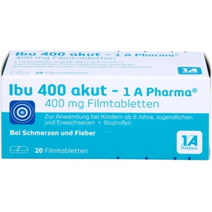 IBU 400 akut-1A Pharma Filmtabletten Produktbild