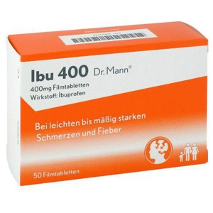 Ibu 400 Dr. Mann Filmtabletten, 50 St Filmtabletten Produktbild