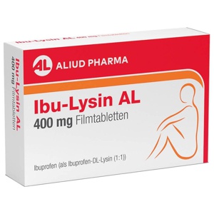 IBU-LYSIN AL 400 mg Filmtabletten Produktbild