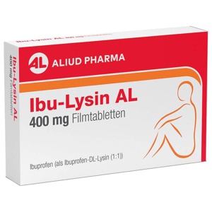 IBU-LYSIN AL 400 mg Filmtabletten Produktbild