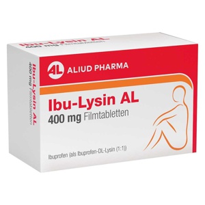IBU-LYSIN AL 400 mg Filmtabletten Produktbild