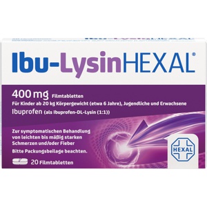 IBU-LYSINHEXAL Filmtabletten Produktbild
