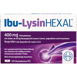 IBU-LYSINHEXAL Filmtabletten Produktbild