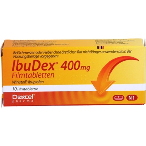 IBUDEX 400 mg Filmtabletten Produktbild