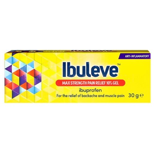 Ibuleve Max Strength Pain Relief 10% Gel 30g product image