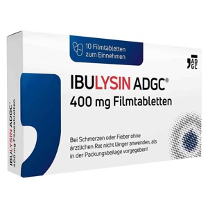 IBULYSIN ADGC® 400 mg Filmtabletten, 10 St Filmtabletten Produktbild
